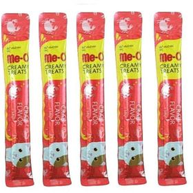 Me-O Yengeçli Kedi Likit 5x15 gr Kedi Ödül Maması