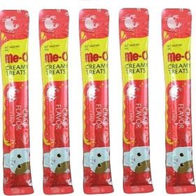 Me-O Yengeçli Kedi Likit 5x15 gr Kedi Ödül Maması