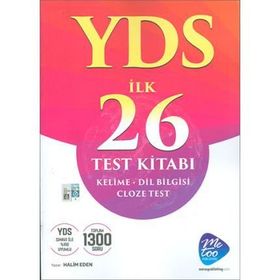 Me Too YDS Cloze İlk 26 Test Kitabı - Çağatay Acar Halim Eden