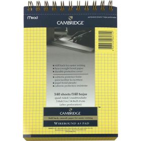 Mead Cambridge A4 70 Yaprak Spiralli Kareli Bloknot