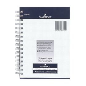 Mead M245433 Cambridge Beyaz Kareli A6 70 Yaprak Bloknot