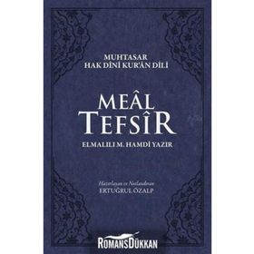 Meal Tefsir - Muhtasar Hak Dini Kur’an Dili Mavi Renkte Ciltli - Elmalılı Muhammed Hamdi Yazır