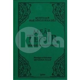 Meal Tefsir - Muhtasar Hak Dini Kur’an Dili Yeşil Renk - Elmalılı Muhammed Hamdi Yazır