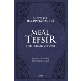 Meal Tefsir - Muhtasar Hak Dini Kur’an Dili Yeşil Renk - Elmalılı Muhammed Hamdi Yazır