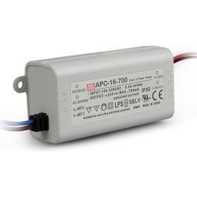 Mean Well APC-16-700 9 - 24 Vdc 700mA IP30 Led Sürücü Güç kaynağı