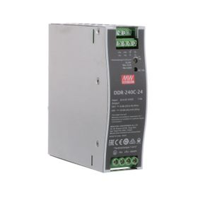 Mean Well DDR-240C-24 240W DIN Ray Sistem Yalıtılmış DC/DC Dönüştürücü
