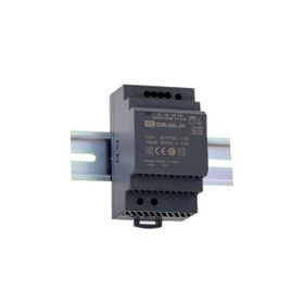 Mean Well DDR-60L-24 60W 24VDC 2.5A 24VDC 2.5A DIN Tek Çıkışlı Ray Montajlı Dönüştürücü
