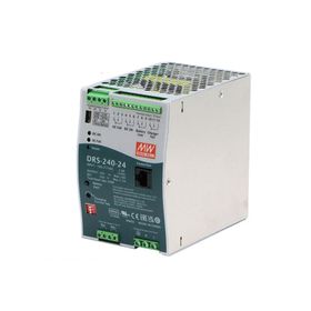 Mean Well DRS-240-12 12V DC 20A Hepsi Bir Arada DIN Raylı Akıllı Güvenlik Güç Kaynağı