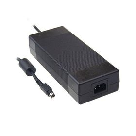 Mean Well GST220A12-R7B 12V DC 15A Desktop Tipi PFCli AC-DC Endüstriyel Şarj Adaptörü