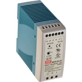 Mean Well MDR-60-24 24Vdc 2.50Amp DIN Rail
