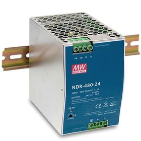 Mean Well NDR-480-48 480W 48V 10A Ray Montaj Led Driver