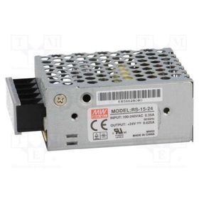 Mean Well RS-15-24 15W 24V 0.625A Kutulu Led Sürücü