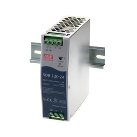 Mean Well SDR-120-24 120W 24V 5A Ray Montaj