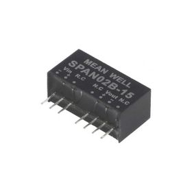 Mean Well SPAN02B-15 2W 18-36VDC 15VDC 134mA Regüleli Tek Çıkışlı İzole Dönüştürücü
