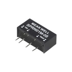Mean Well SPRN01M-05 1W 11.4-13.2VDC 5VDC 200mA SIP Regüleli Tek Çıkışlı İzole Dönüştürücü