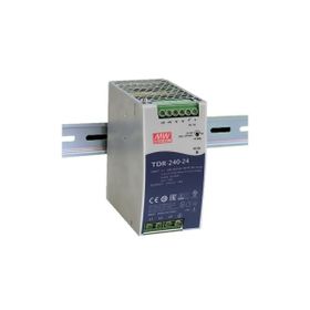 Mean Well TDR-240-24 240W 24VDC 10A 3 Faz Trifaze Slim Ray Montajlı Power Supply