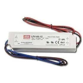 MeanWell LPV-60-12 12VDC 5.0AMP IP67 Meanwell Güç Kaynağı