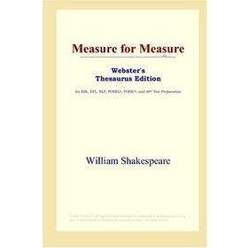 Measure For Measure - William Shakespeare