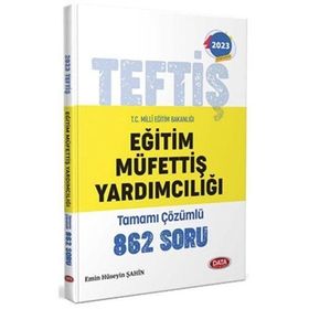 MEB Teftiş Müfettişliği Yardımcılığı Tamamı Çözümlü 862 Soru - Data Yayınları