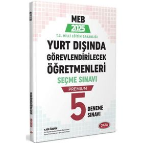 MEB Yurt Dışında Görevlendirilecek Öğretmenleri Seçme Sınavı Premium 5 Deneme - Data Yayınları