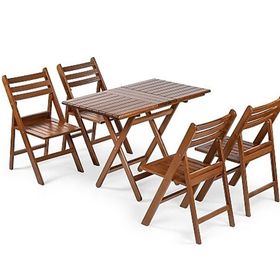 Mebel Stil İspanya 80x120 cm Ceviz Masa Takım