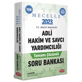 Mecelle Adli Hakim ve Savcı Yardımcılığı Tamamı Çözümlü Soru Bankası - Data Yayınları