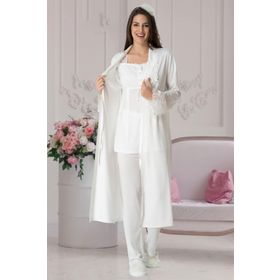 Mecit 1541 Ekru Lohusa Pijama Takımı
