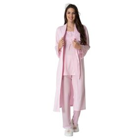 Mecit 1541 Pembe Lohusa Pijama Takımı