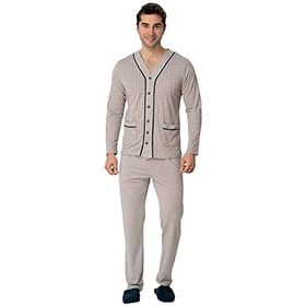 Mecit 22767 Kahverengi Erkek Pijama Takımı