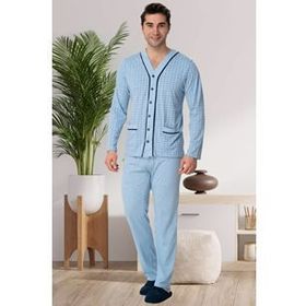 Mecit 22767 Mavi Erkek Pijama Takımı
