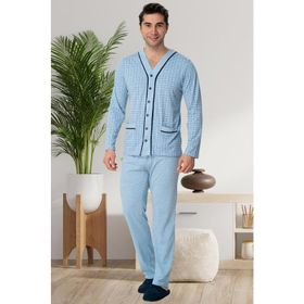 Mecit 22767 Mavi Erkek Pijama Takımı