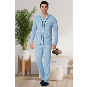 Mecit 22767 Mavi Erkek Pijama Takımı