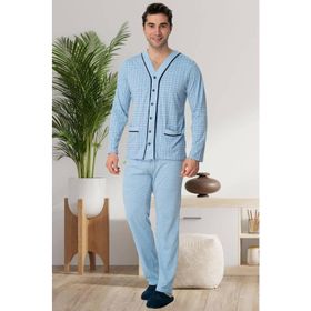 Mecit 22767 Mavi Erkek Pijama Takımı