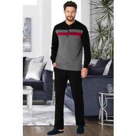 Mecit 2763 Gri Erkek Pijama Takımı