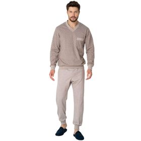 Mecit 2766 Kahverengi Erkek Pijama Takımı