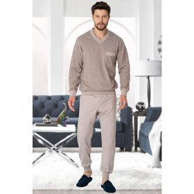 Mecit 2766 Kahverengi Erkek Pijama Takımı