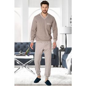 Mecit 2766 Kahverengi Erkek Pijama Takımı