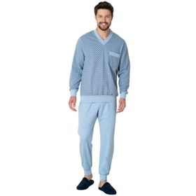 Mecit 2766 Mavi Erkek Pijama Takımı