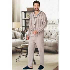 Mecit 2767 Kahverengi Erkek Pijama Takımı