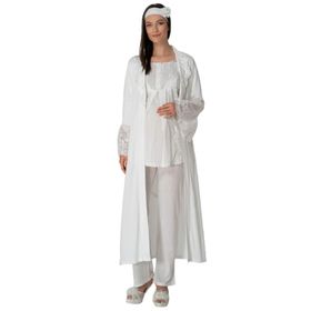 Mecit 5353 Ekru Lohusa Pijama Takımı