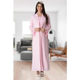 Mecit 5417 Pembe Lohusa Gecelik Takımı