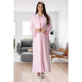 Mecit 5417 Pembe Lohusa Gecelik Takımı