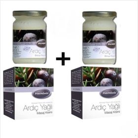 Mecitefendi 2x90 ml Bitkisel Ardıç Yağı Masaj Kremi