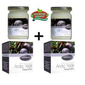 Mecitefendi 2x90 ml Bitkisel Ardıç Yağı Masaj Kremi