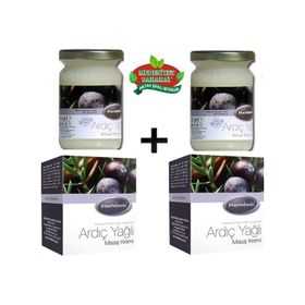 Mecitefendi 2x90 ml Bitkisel Ardıç Yağı Masaj Kremi