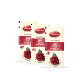 Mecitefendi 3x20 gr Tek Kullanımlık Gül Doğal Kil Maskesi