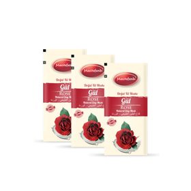 Mecitefendi 3x20 gr Tek Kullanımlık Gül Doğal Kil Maskesi