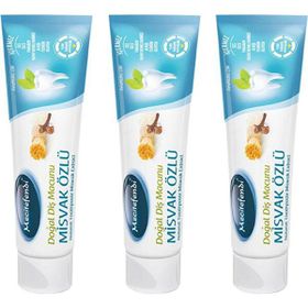 Mecitefendi 3x75 ml Misvak Özlü Doğal Diş Macunu