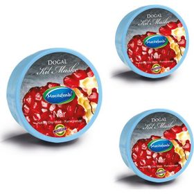 Mecitefendi Doğal Nar Özlü 3x200 ml Kil Maskesi