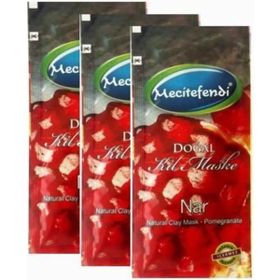 Mecitefendi Doğal Nar Özlü 3x200 ml Kil Maskesi